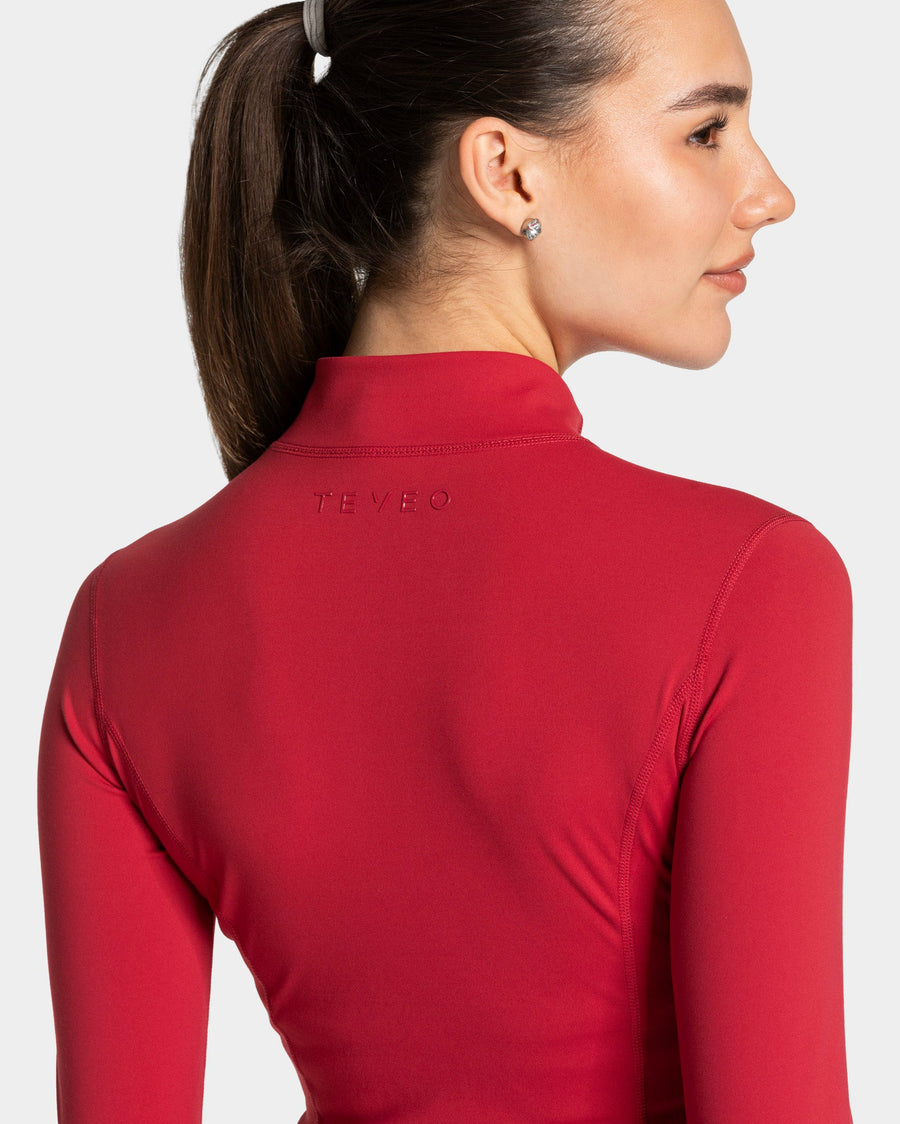 Veste de sport zippée sculptante Allrounder « Cherry »