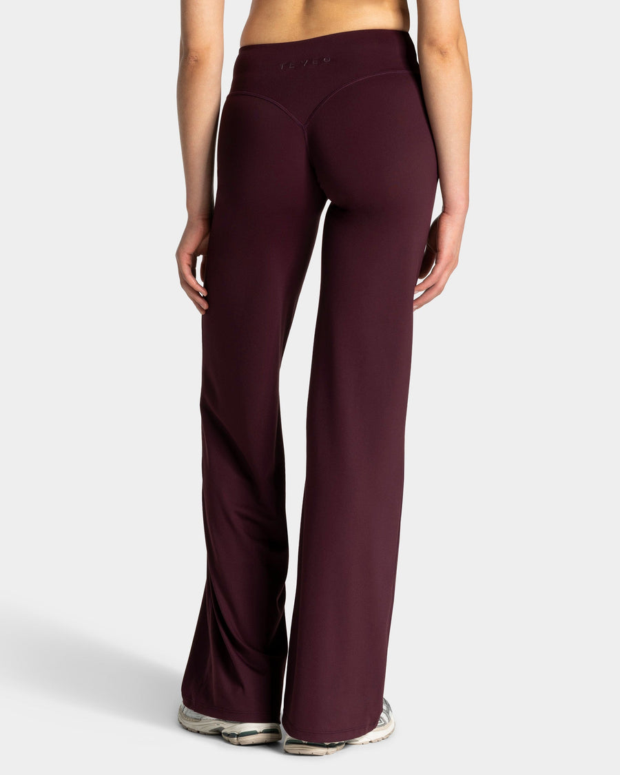 Pantalon à jambe droite et coupe longue Allrounder « merlot »