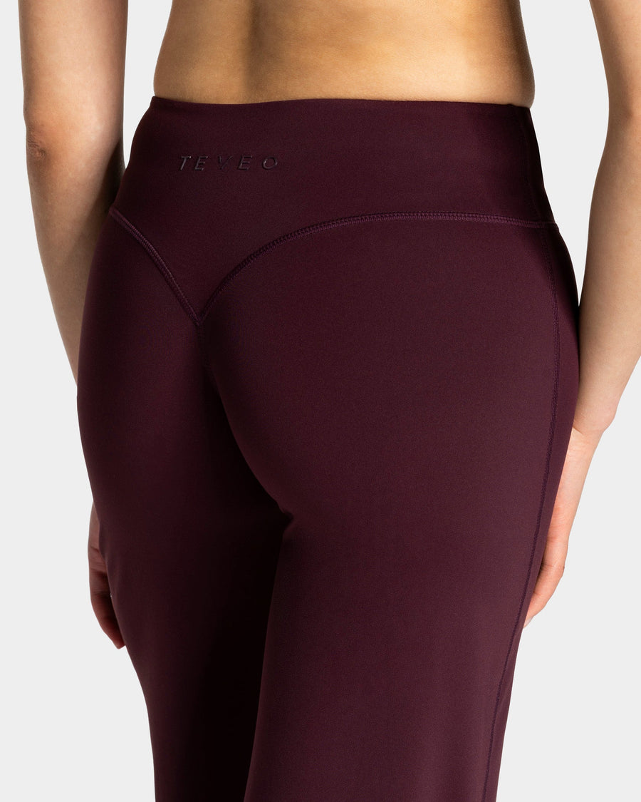 Pantalon à jambe droite et coupe longue Allrounder « merlot »