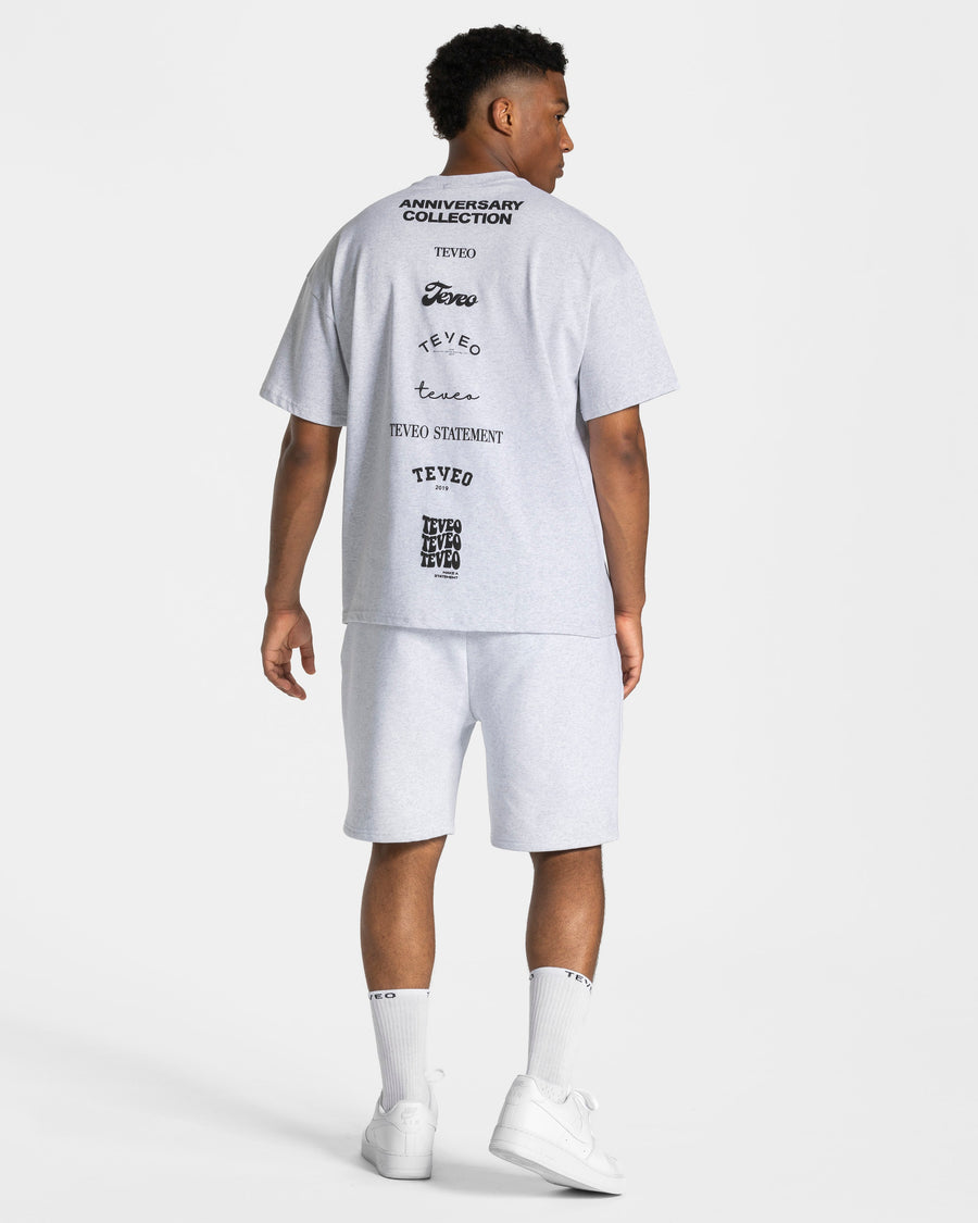 T-shirt Anniversary « gris clair »