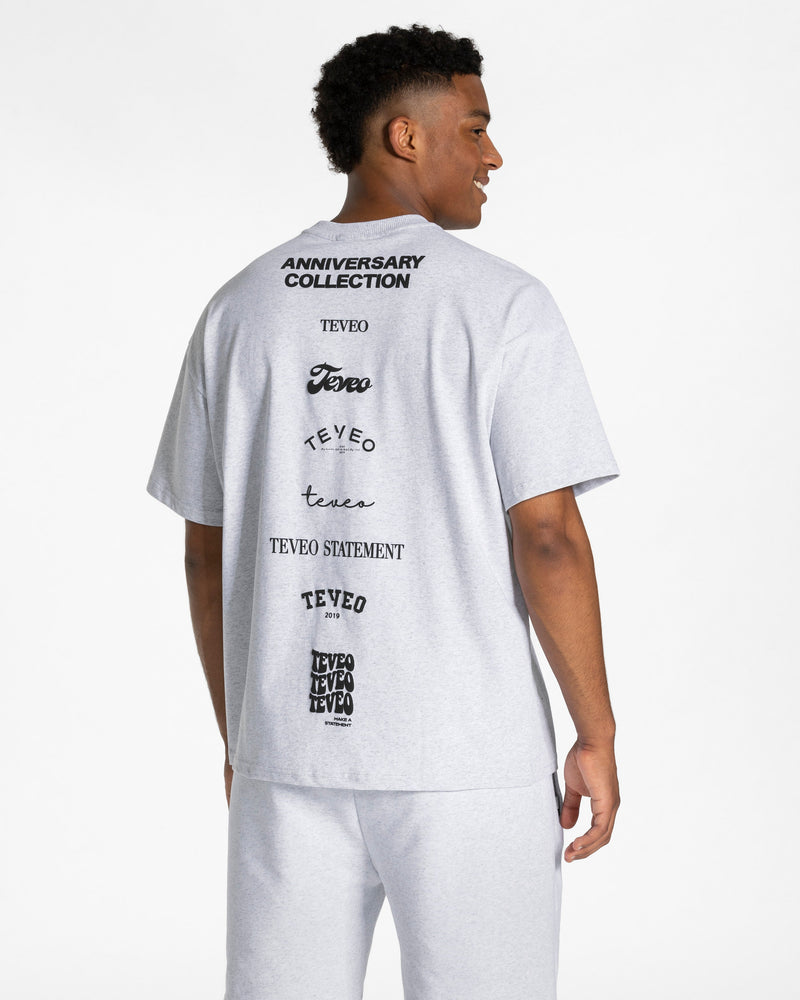 T-shirt Anniversary « gris clair »