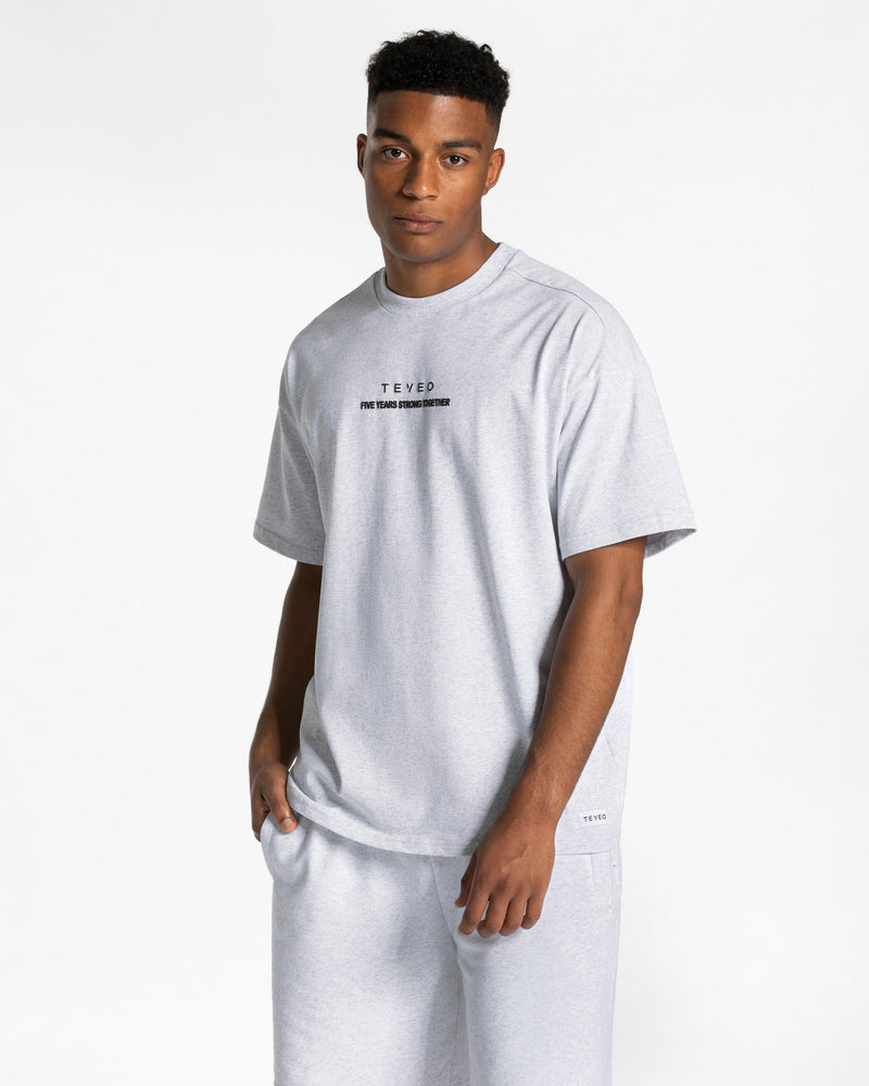 T-shirt Anniversary « gris clair »