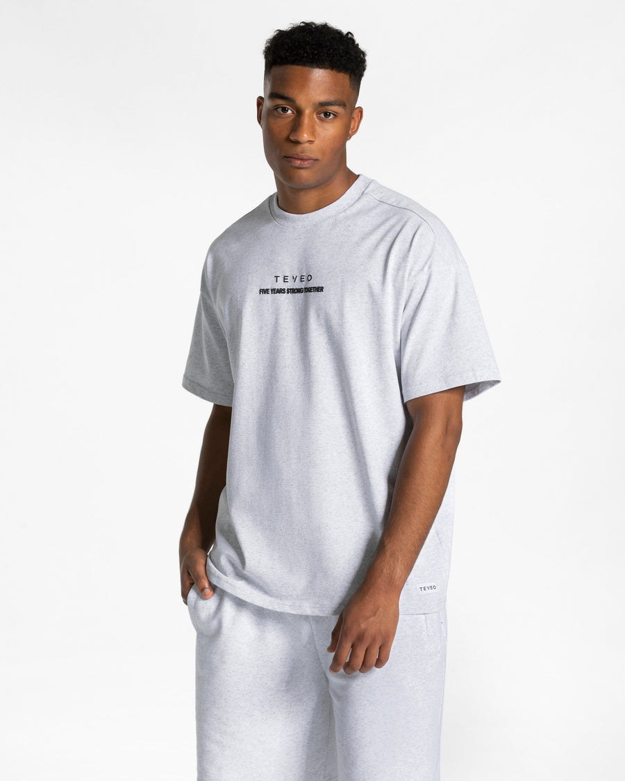 T-shirt Anniversary « gris clair »