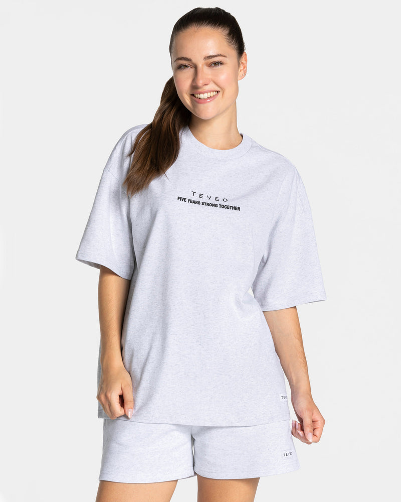 T-shirt Anniversary « gris clair »