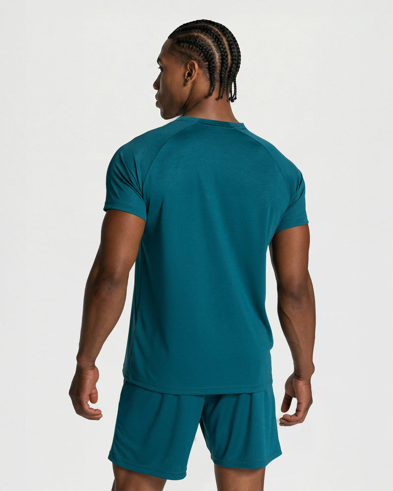 T-shirt Baseline Mesh « couleur pétrole »