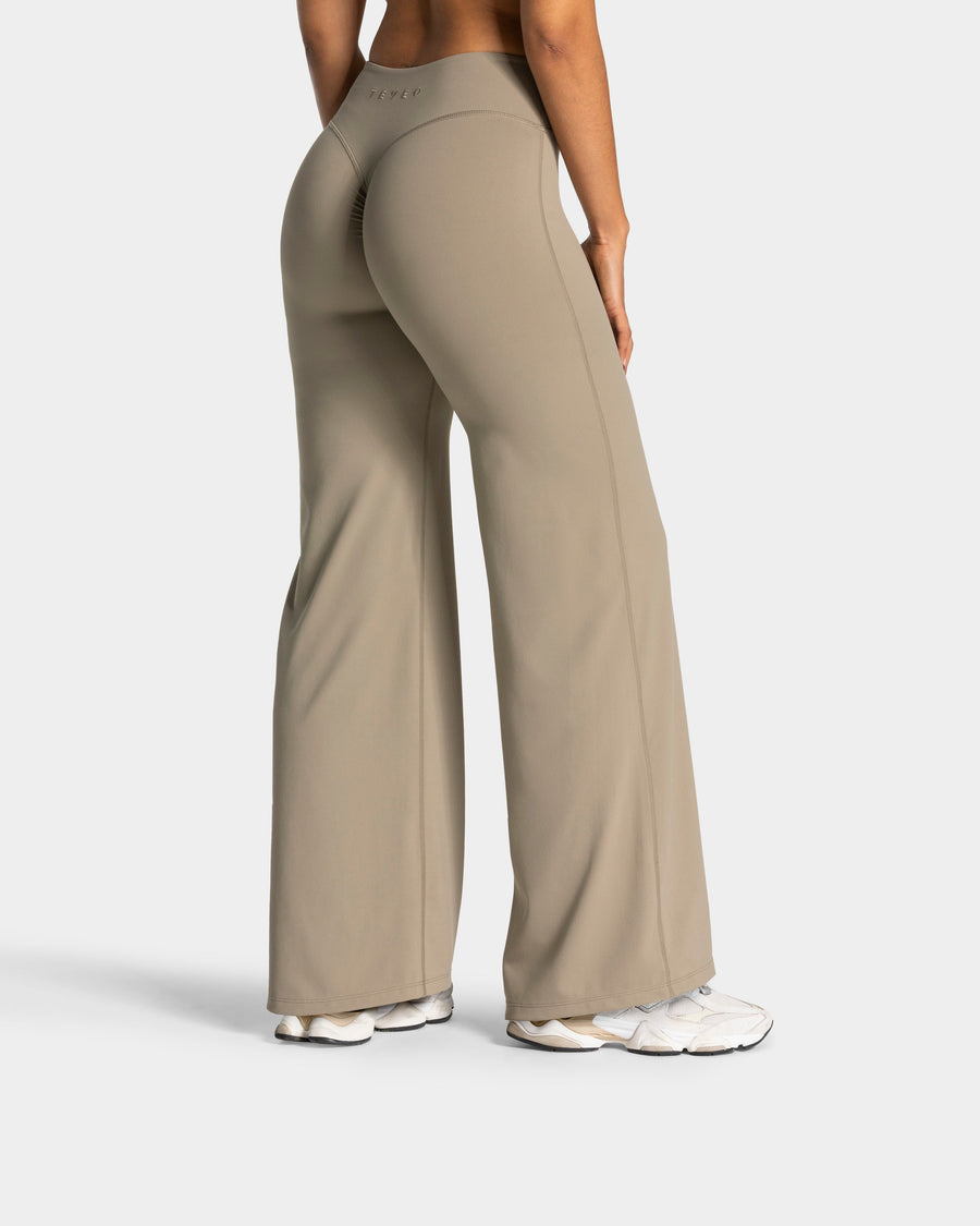 Pantalon Straight Leg Scrunch Charming Pro « kaki »