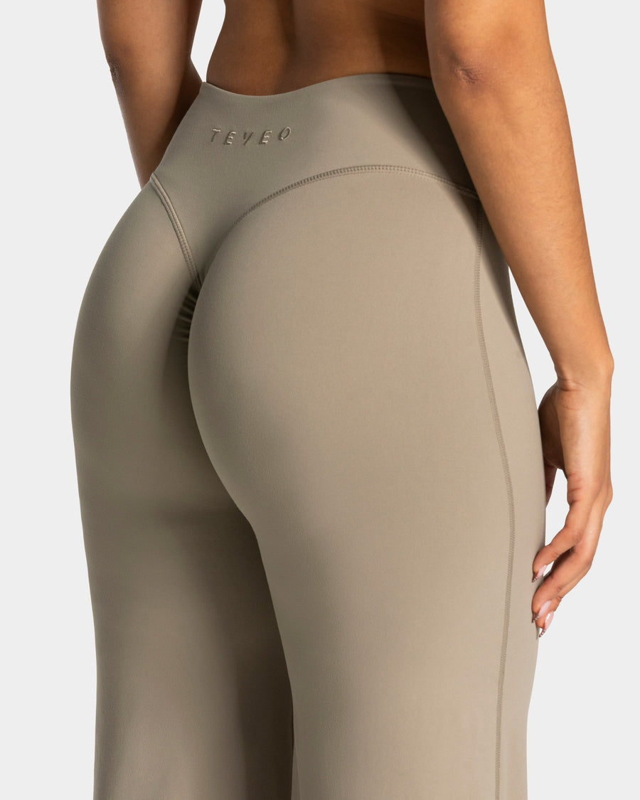 Pantalon Straight Leg Scrunch Charming Pro « kaki »