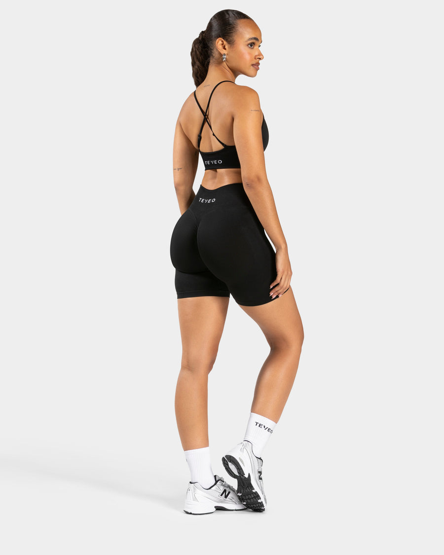 Short Lifted Scrunch Charming Pro « noir »
