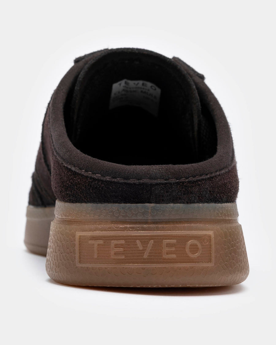 Mules Classic « Dark Chocolate/blanc cassé »