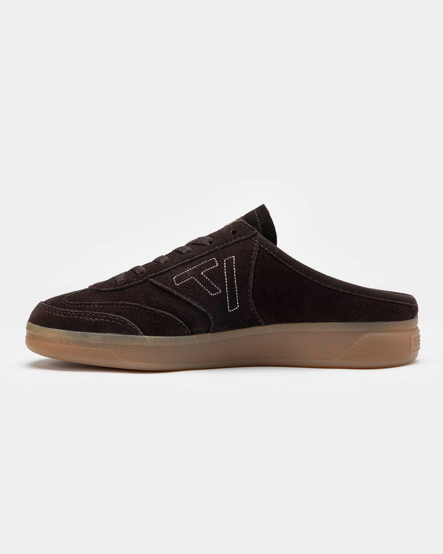 Mules Classic « Dark Chocolate/blanc cassé »