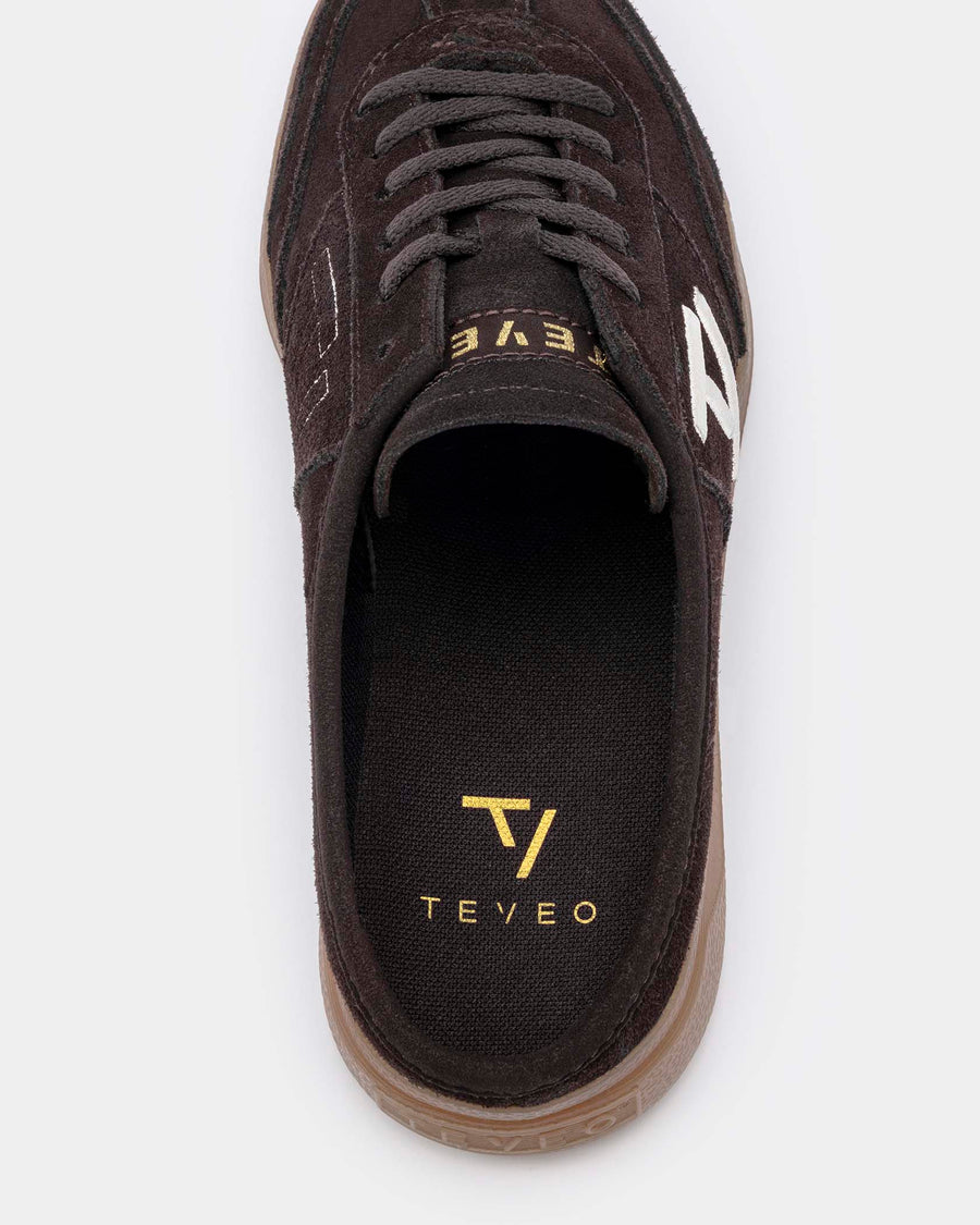 Mules Classic « Dark Chocolate/blanc cassé »