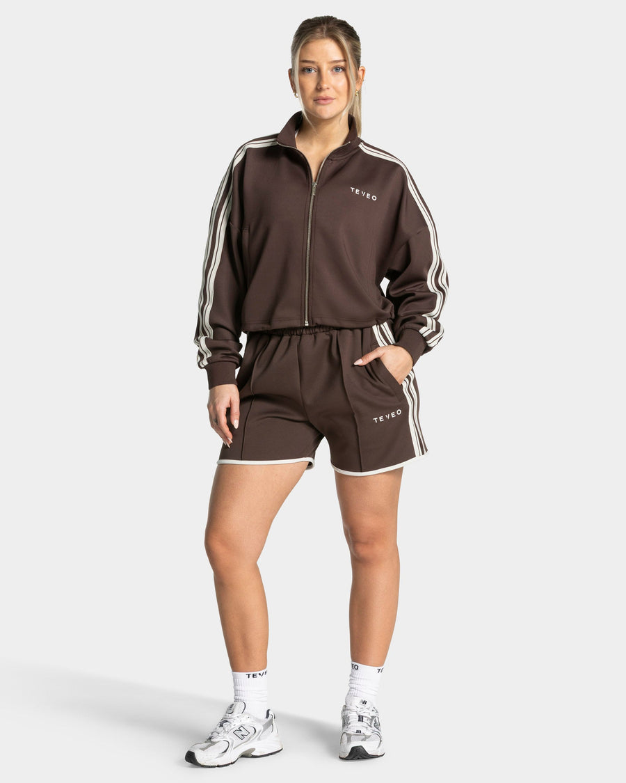 Veste de sport zippée et courte Club « Espresso »