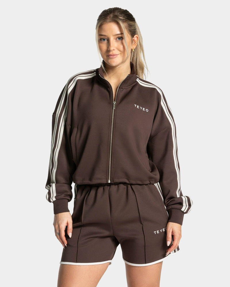Veste de sport zippée et courte Club « Espresso »