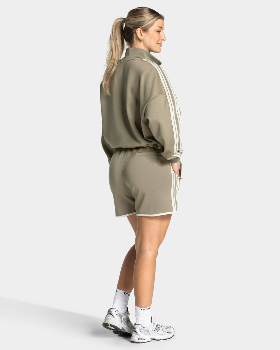 Veste de sport zippée et courte Club « kaki »