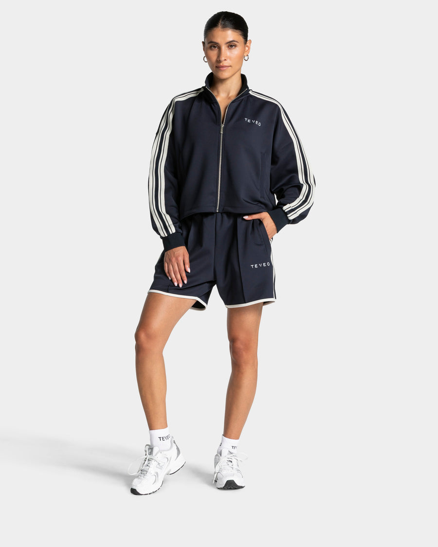 Veste de sport zippée Cropped Club « Midnight »