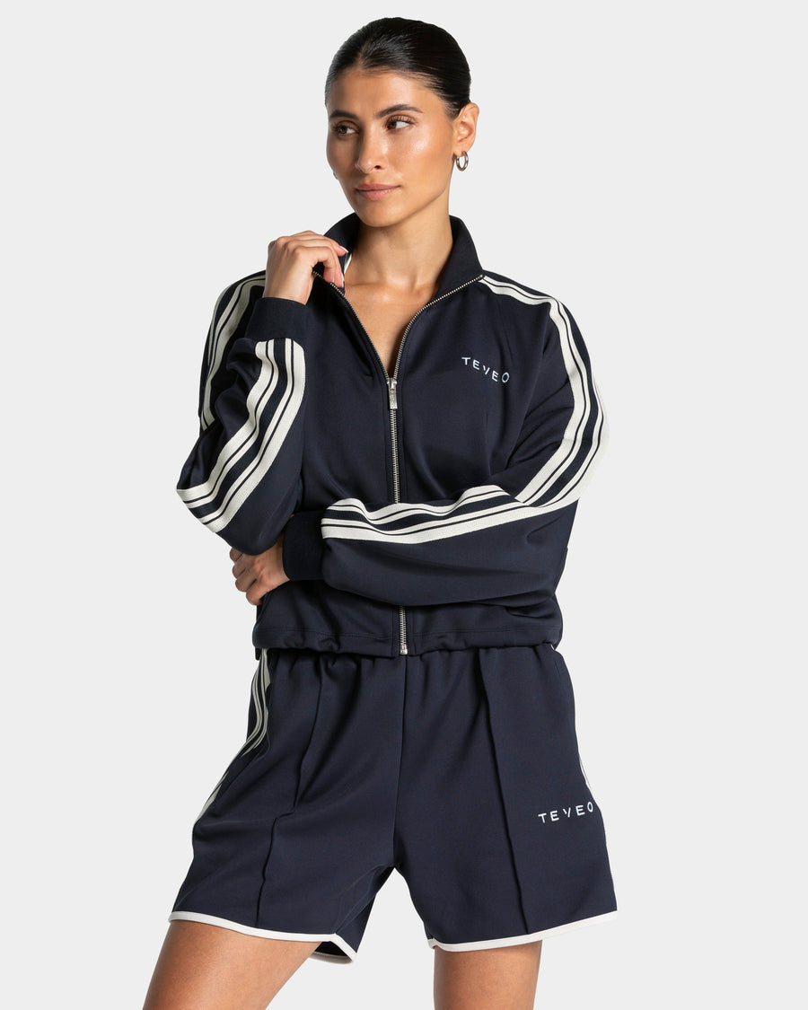 Veste de sport zippée Cropped Club « Midnight »