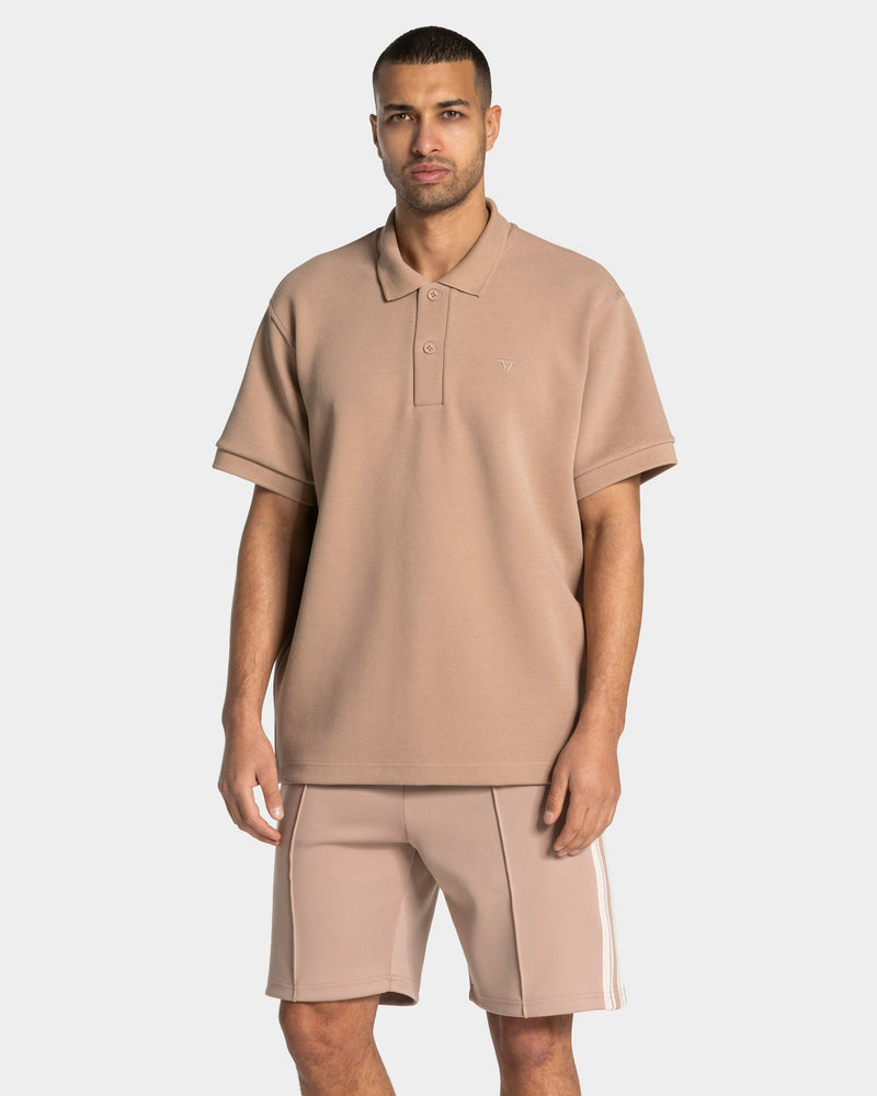 Polo oversize Club « Beige »