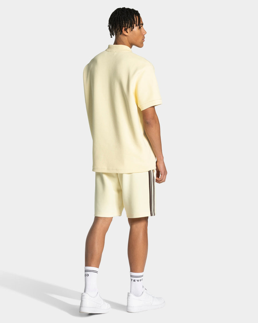 Polo oversize Club « Butter Yellow »