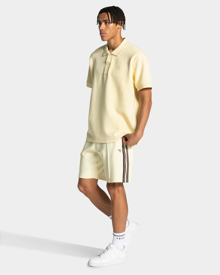 Polo oversize Club « Butter Yellow »