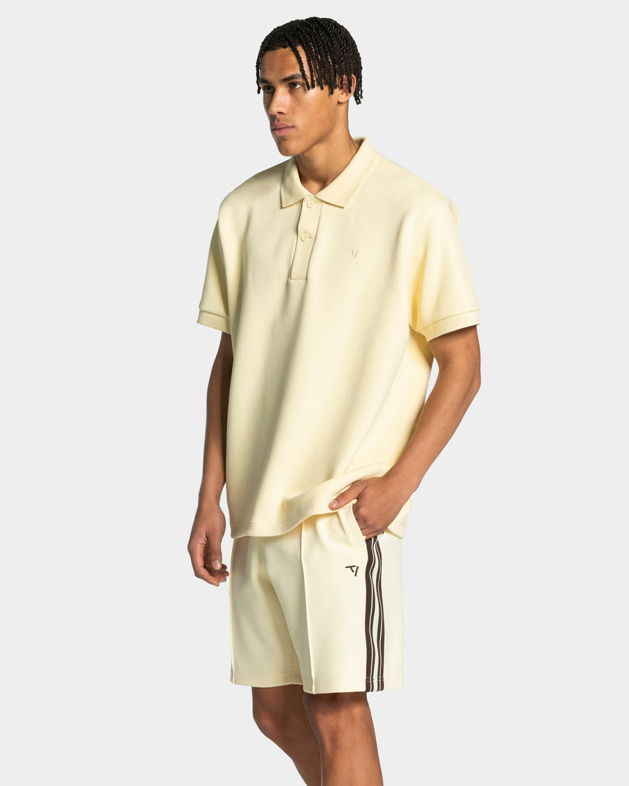 Polo oversize Club « Butter Yellow »