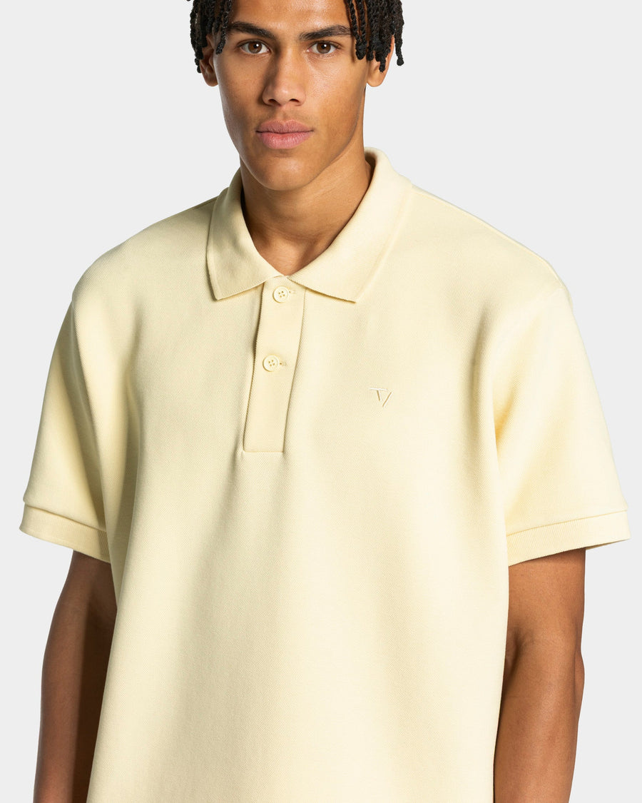 Polo oversize Club « Butter Yellow »