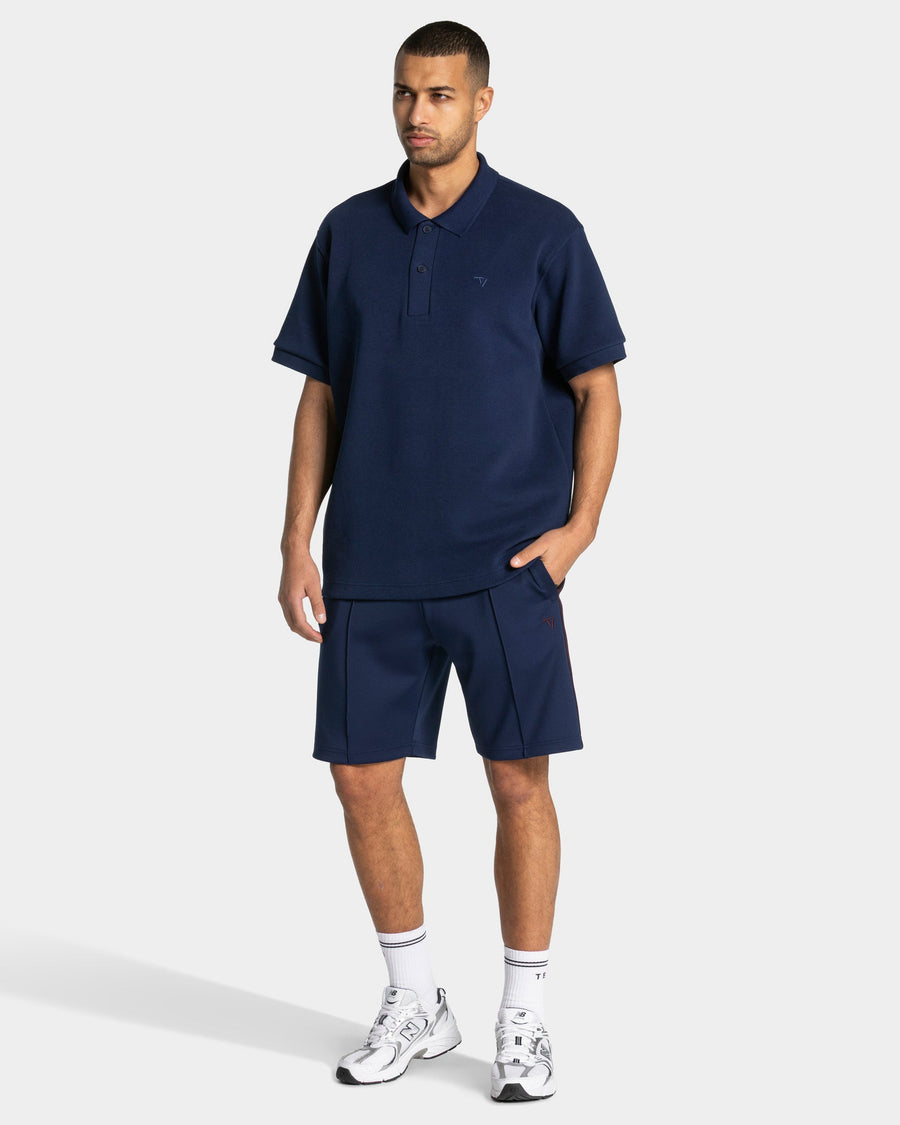 Polo oversize Club « Bleu foncé »
