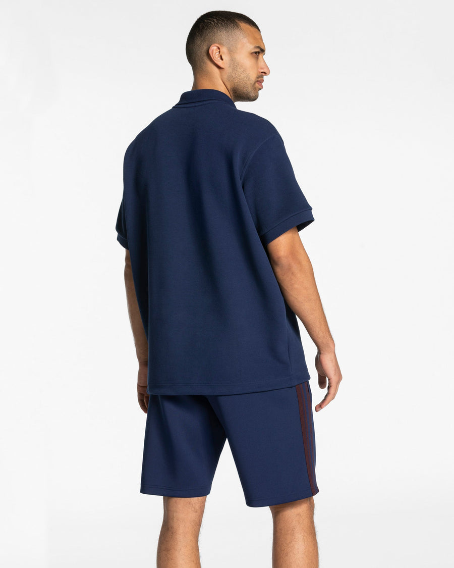 Polo oversize Club « Bleu foncé »