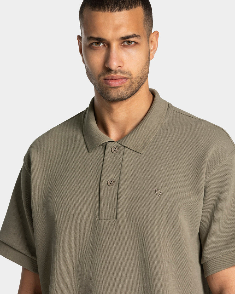 Polo oversize Club « Kaki »