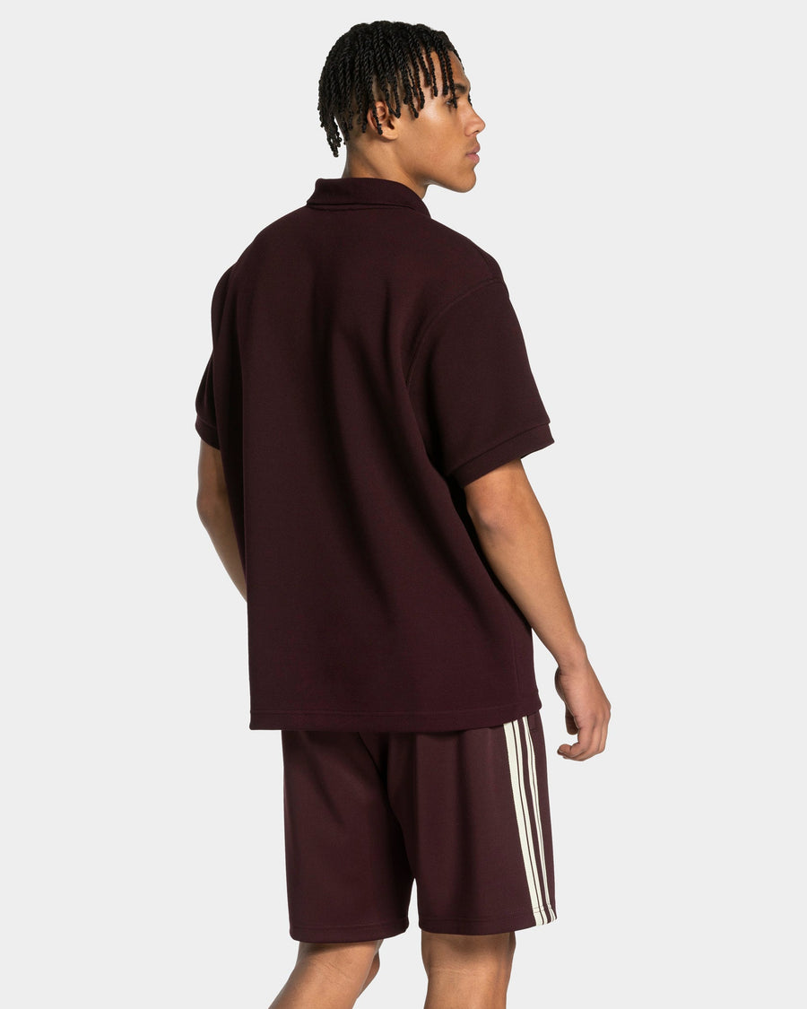 Polo oversize Club « Merlot »