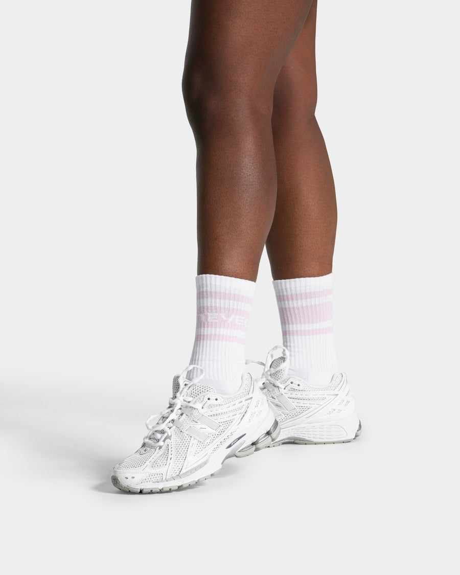 Chaussettes Club (lot de 2) « Blanc - Blossom »