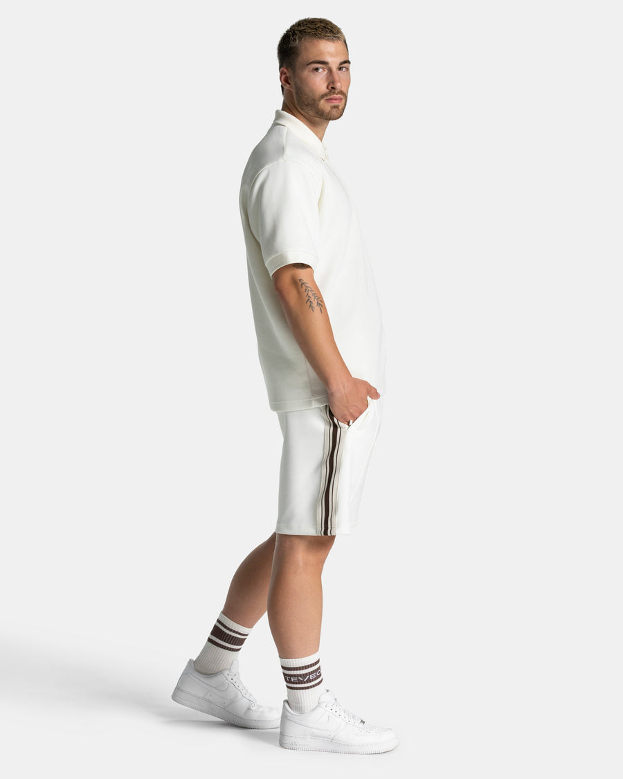 Chaussettes Club (lot de 2) « Off White - Espresso »