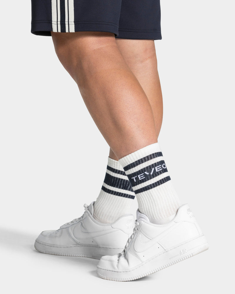Chaussettes Club (lot de 2) « Off White - Midnight »