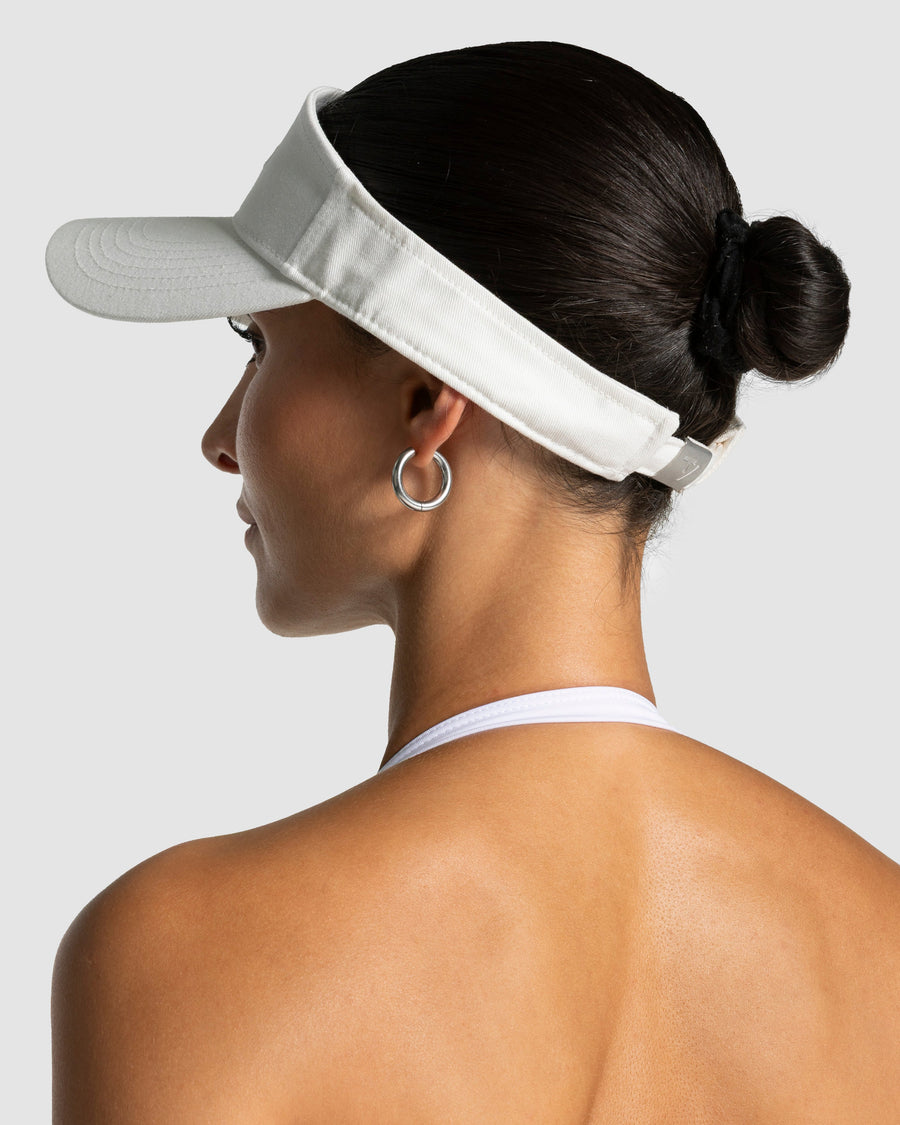 Casquette visière Club « blanc cassé »