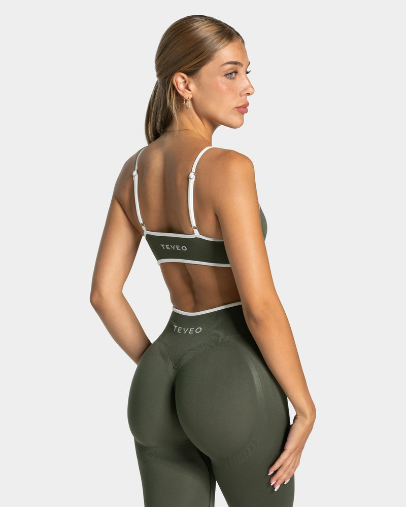 Brassière Contrastline « kaki »