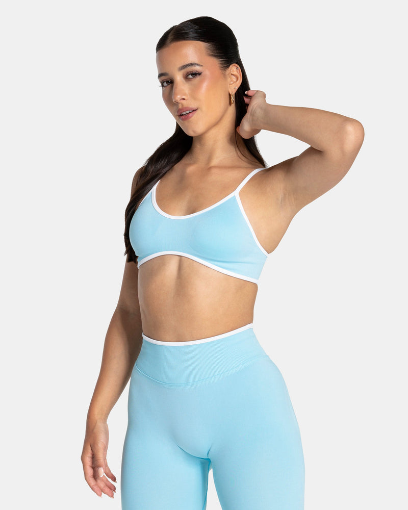 Brassière Contrastline « Arctic Blue »