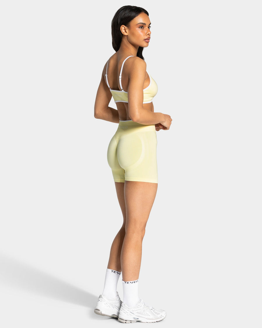 Short Sculpt Scrunch Contrastline « Butter Yellow »