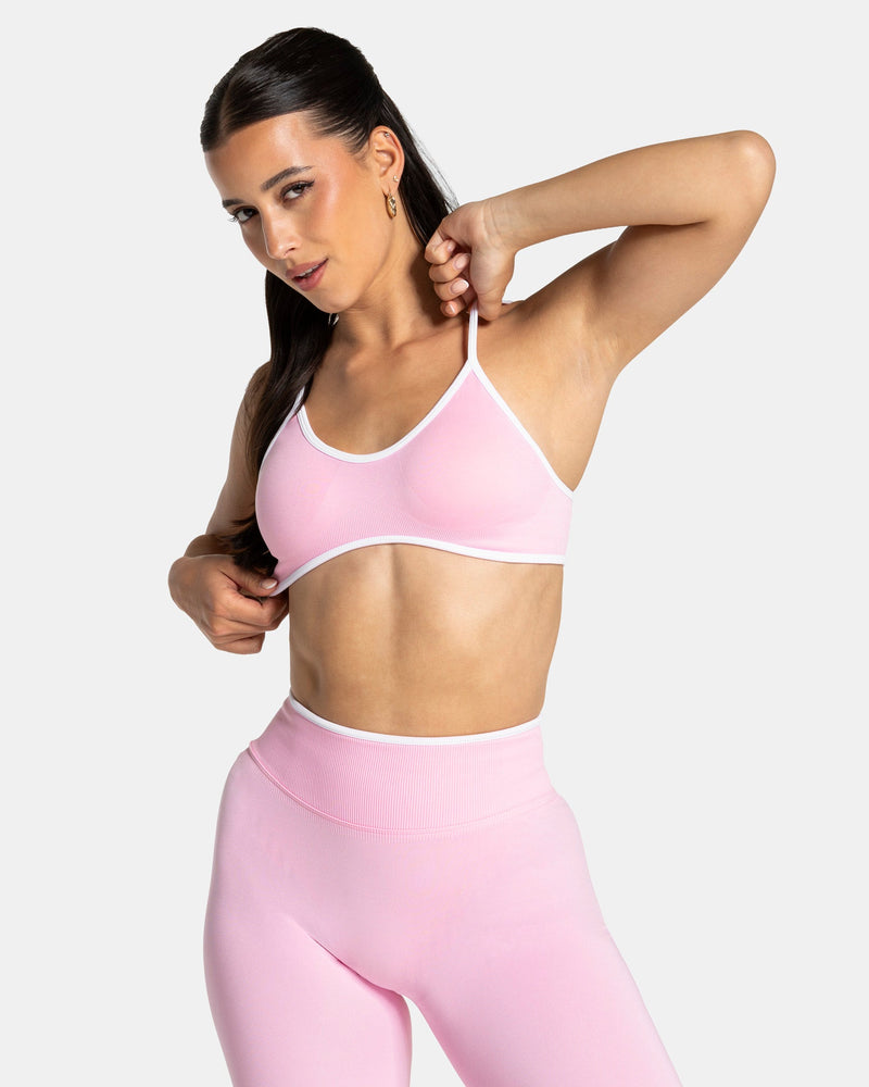 Brassière Contrastline « True Pink »
