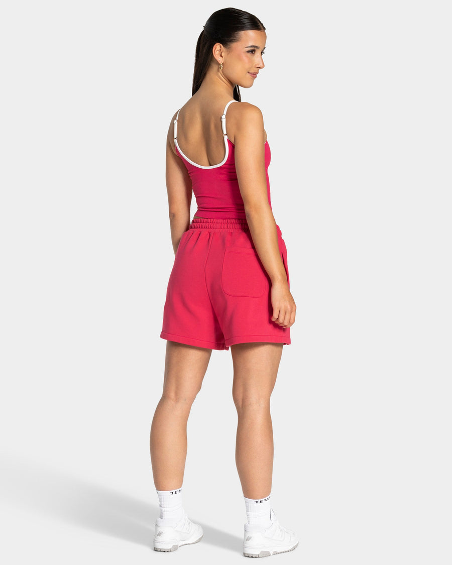 Short oversize Contrastline « Berry »