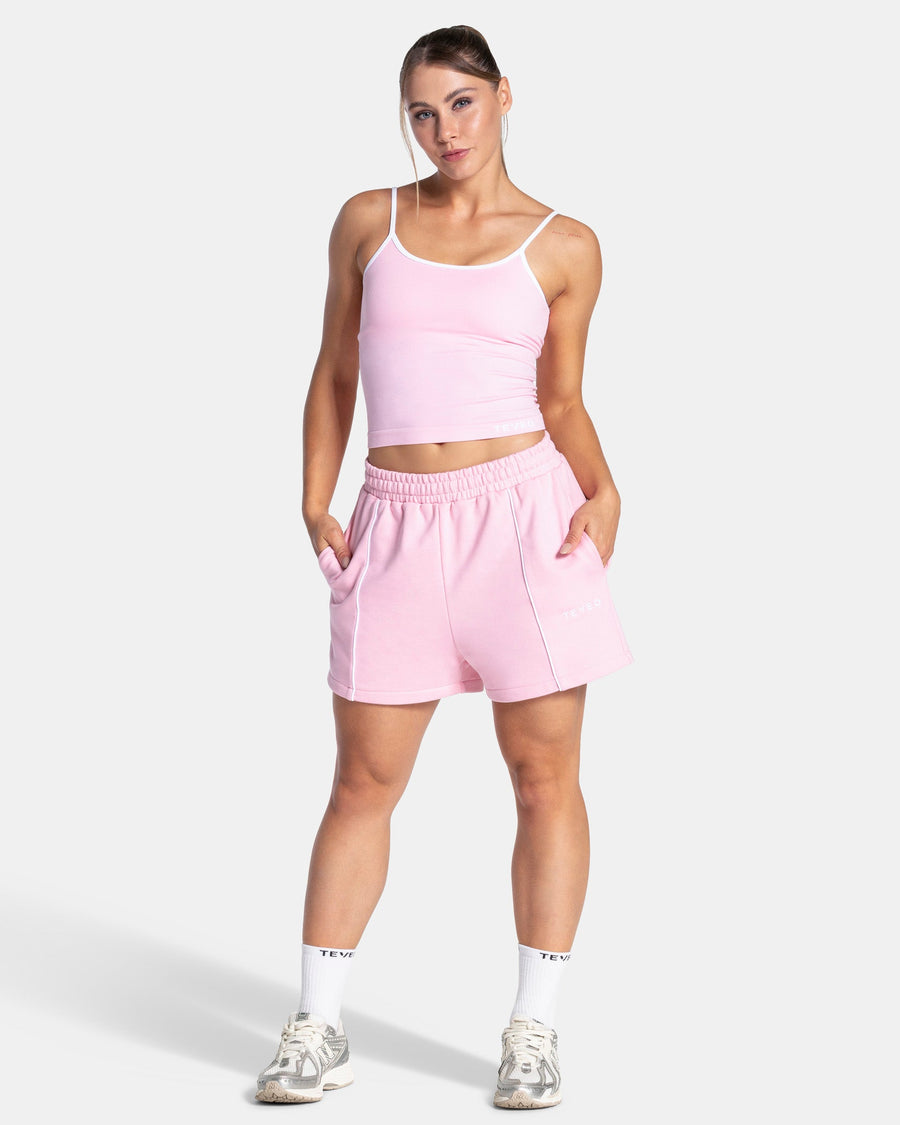 Short oversize Contrastline « True Pink »