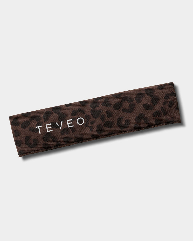 Bandeau Contrastline « léopard Espresso »