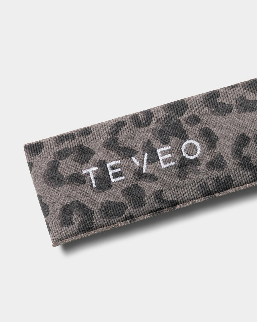 Bandeau Contrastline « léopard graphite »