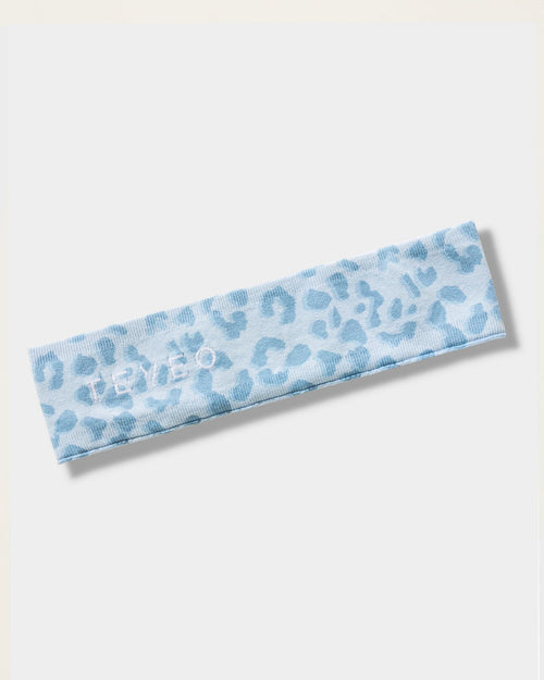 Bandeau Contrastline « Léopard bleu layette »