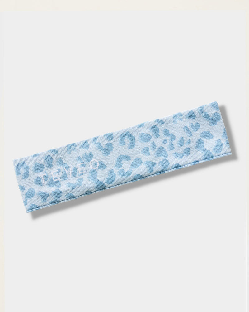 Bandeau Contrastline « Léopard bleu layette »