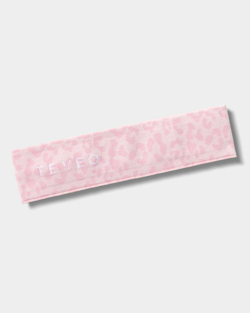Bandeau Contrastline « léopard rose »