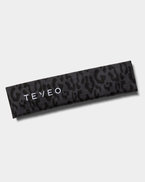 Bandeau Contrastline « léopard noir »
