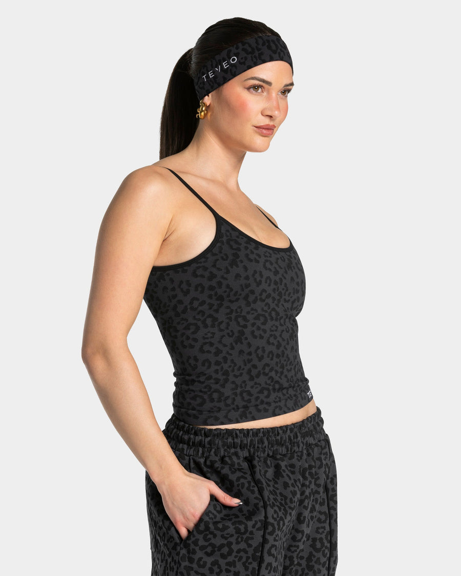 Bandeau Contrastline « léopard noir »