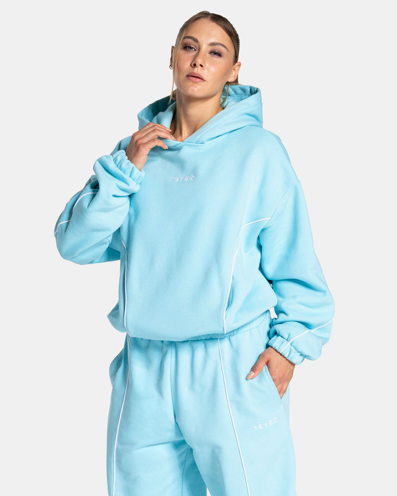 Sweat à capuche Contrastline « Arctic Blue »