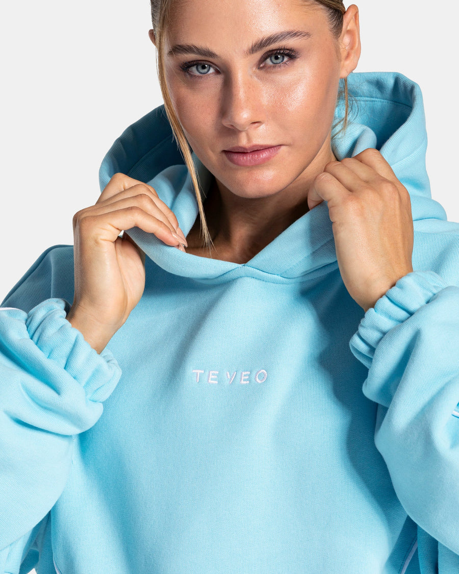Sweat à capuche Contrastline « Arctic Blue »