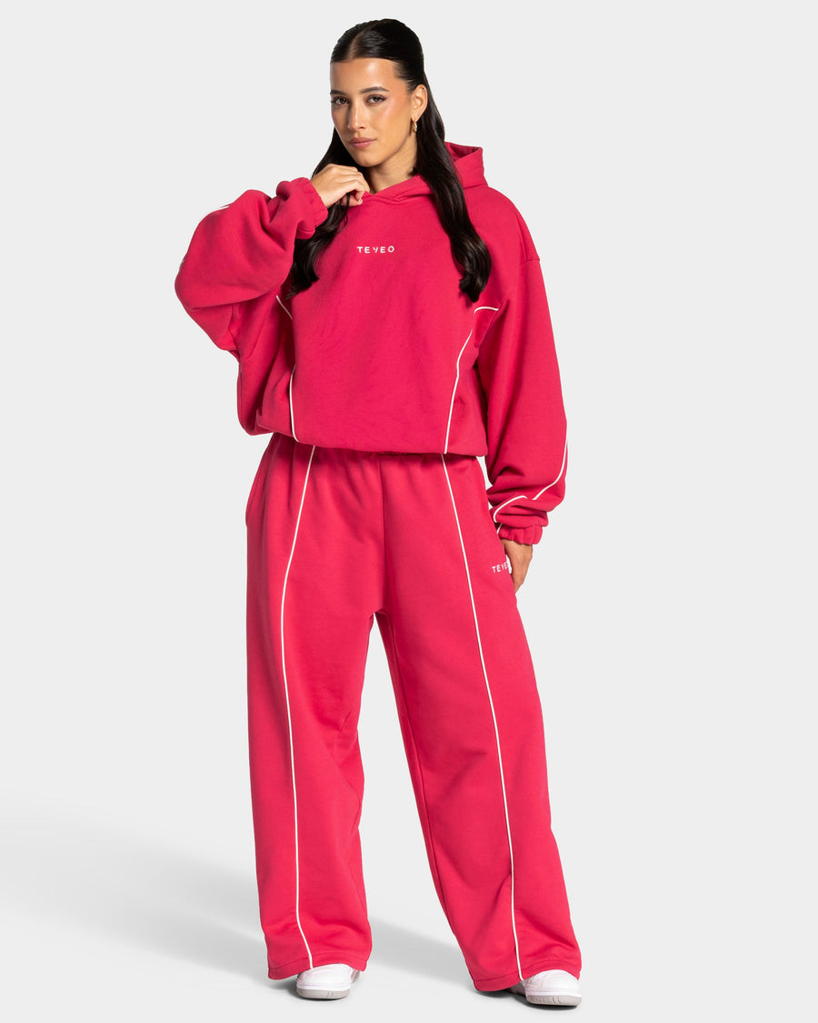 Sweat à capuche Contrastline « Berry »