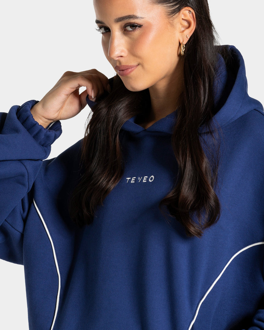 Sweat à capuche Contrastline « indigo »